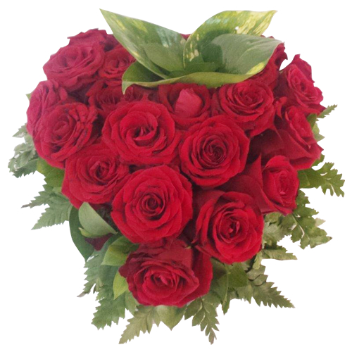 Bouquet Coração de Rosas Vermelhas