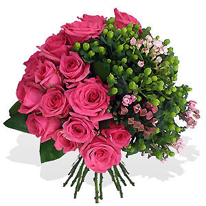 Bouquet de Rosas Fuchsia Premium