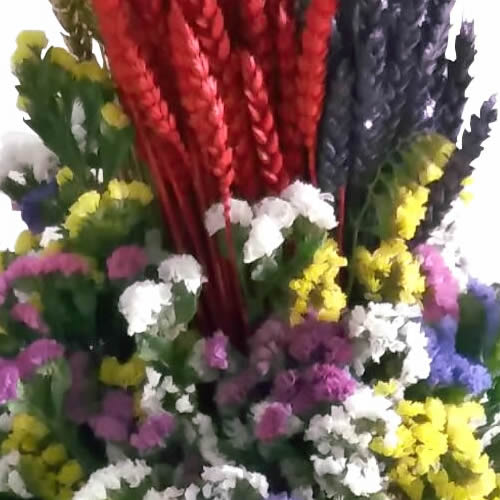 Bouquet Campestre com Espigas